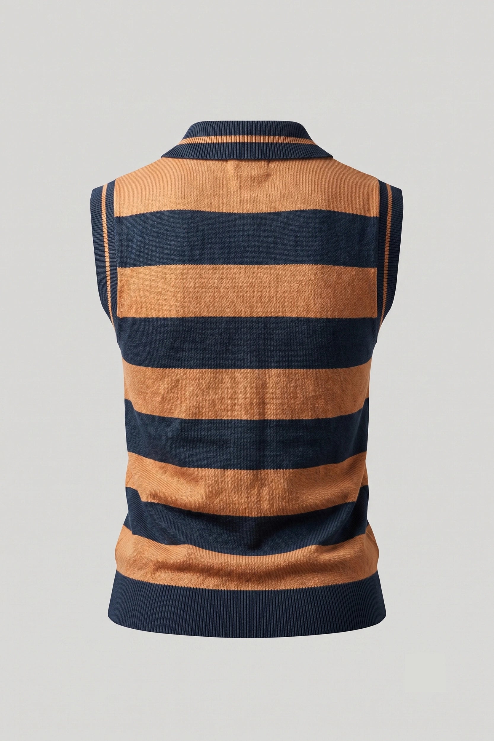 Ladies Sleeveless Knitted Polo Top - Casual Wear