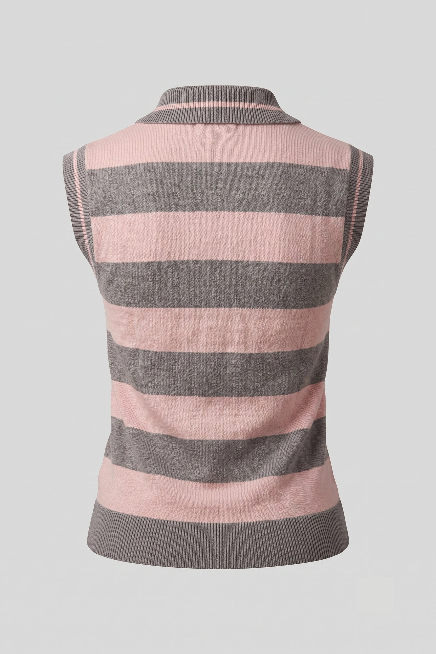 Ladies Sleeveless Knitted Polo Top - Casual Wear