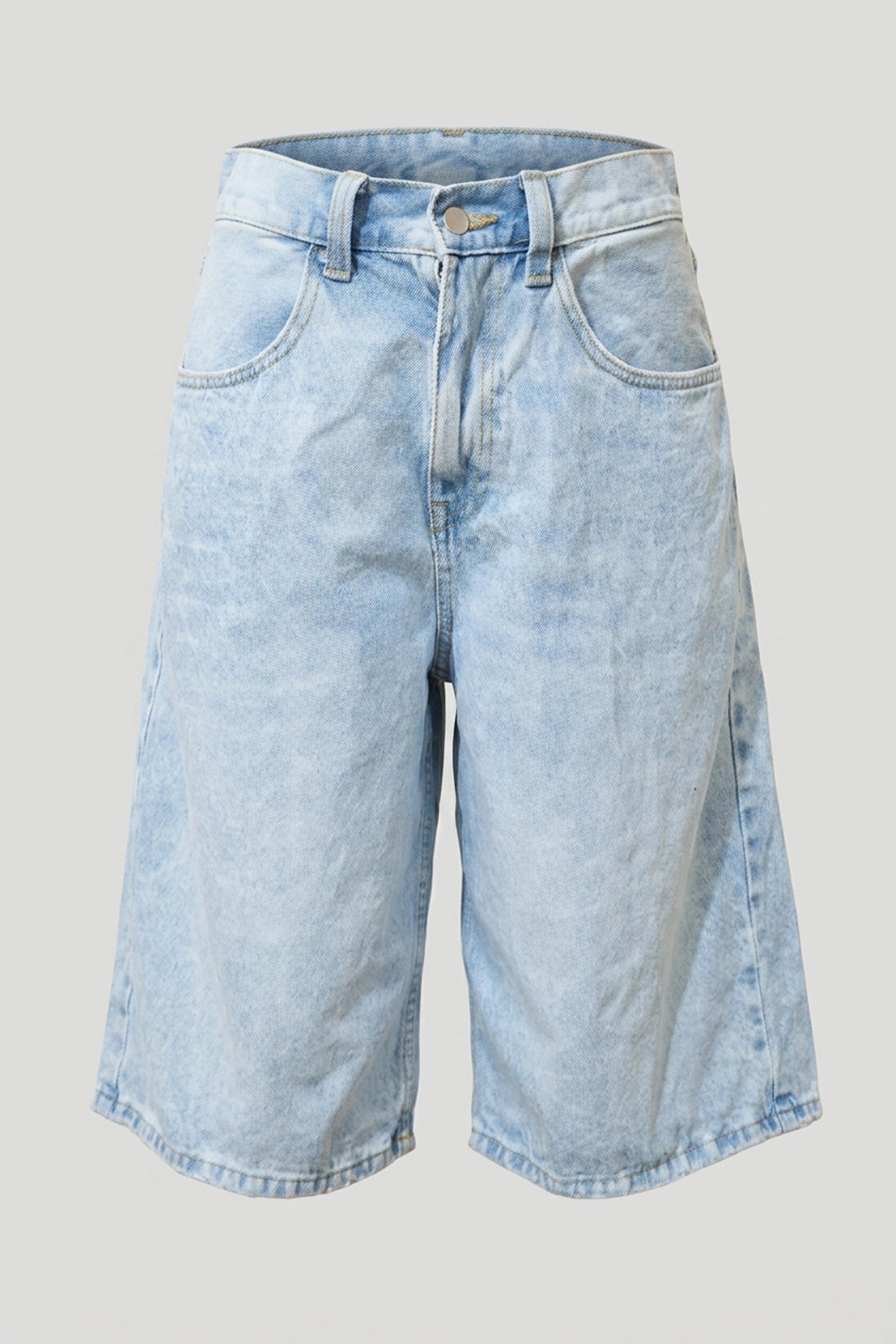Ladies Denim Baggy Shorts Women Jorts Casual Relaxed
