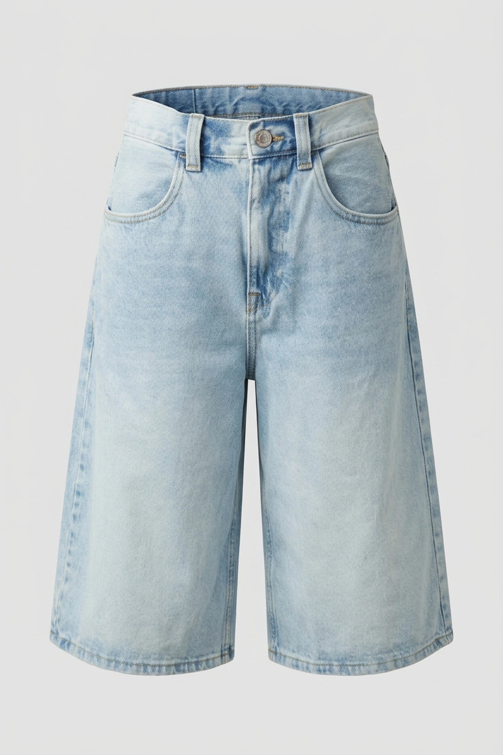 Ladies Denim Baggy Shorts Women Jorts Casual Relaxed
