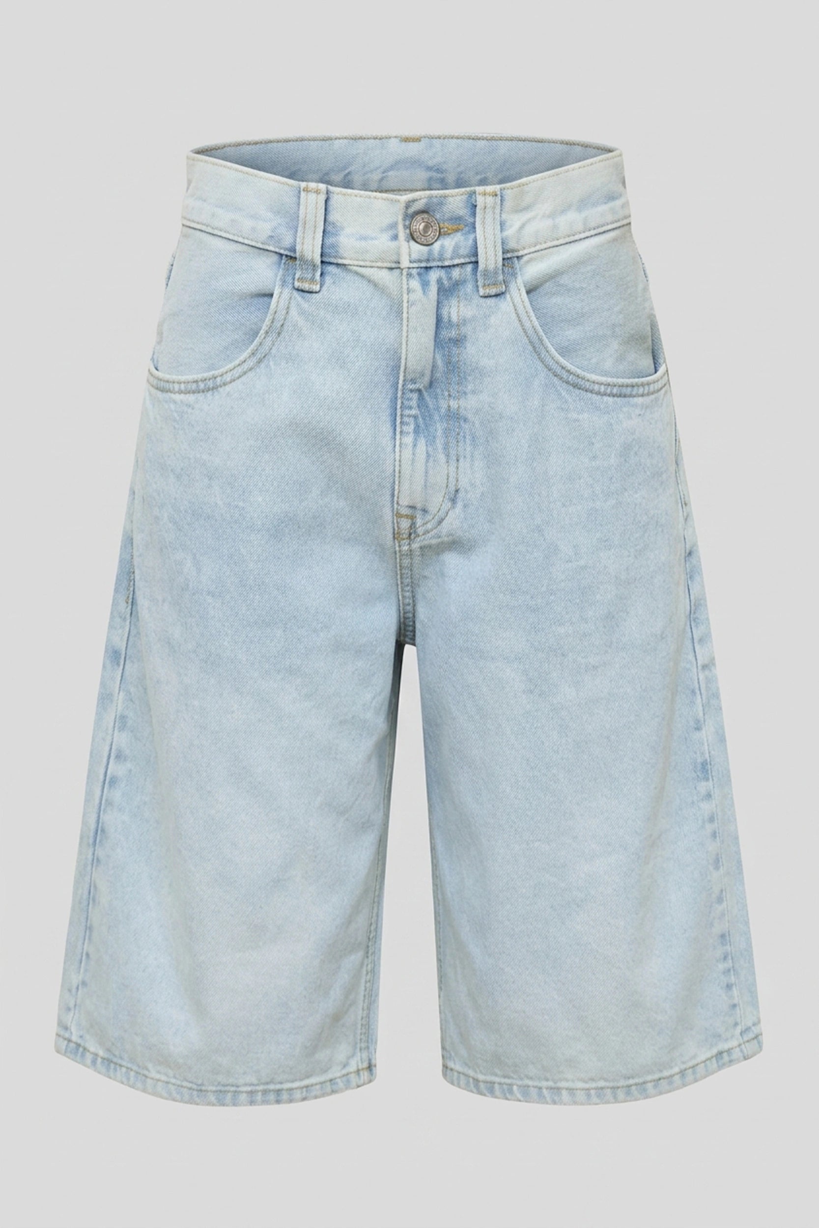 Ladies Denim Baggy Shorts Women Jorts Casual Relaxed