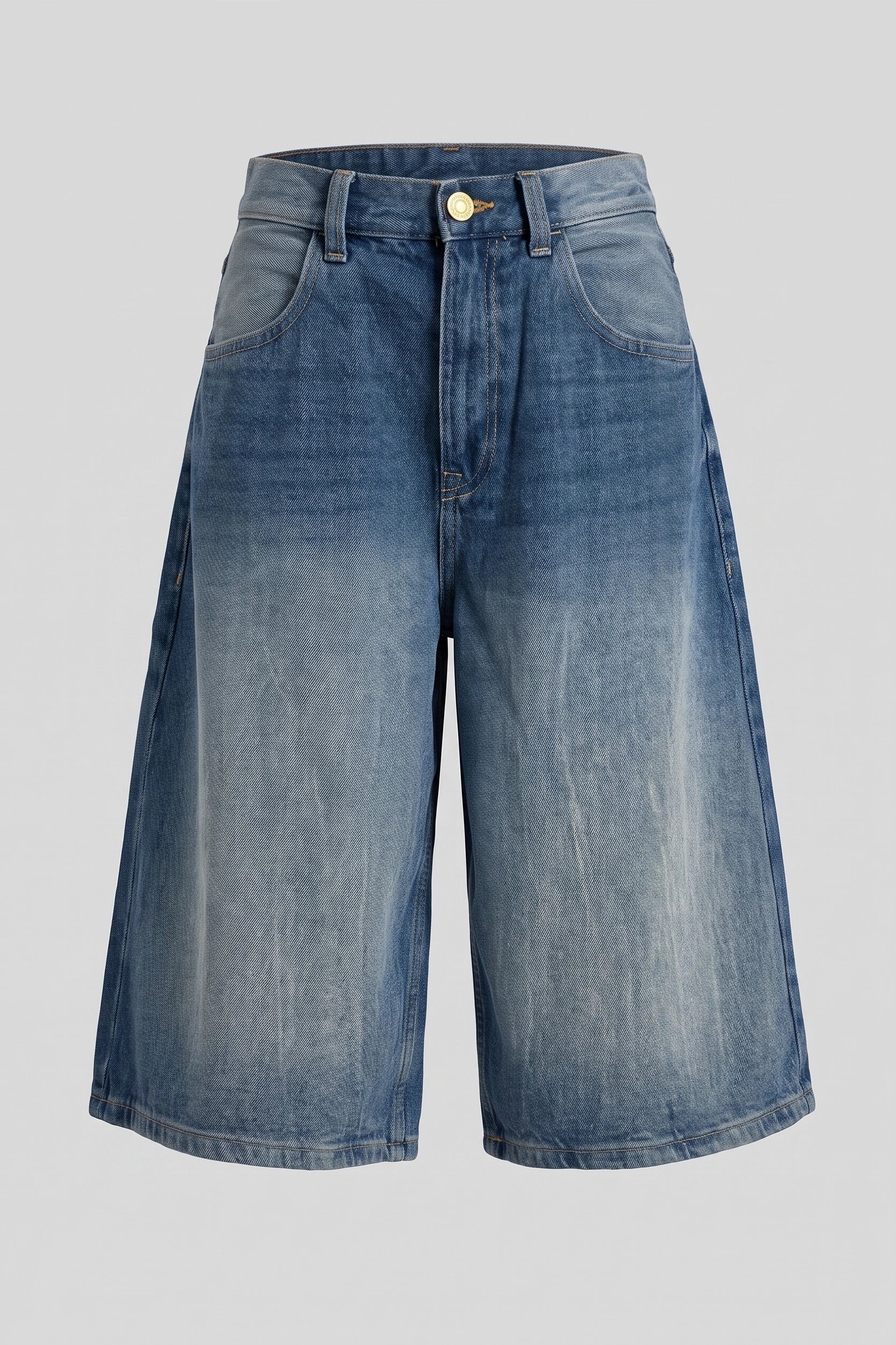 Ladies Denim Baggy Jorts Women Casual Denim Shorts