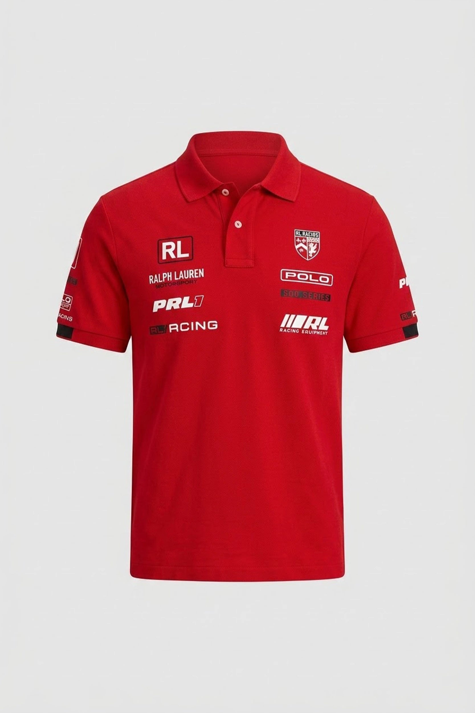 Racing Slim Fit Polo Shirt for Men - Sporty Casual Style