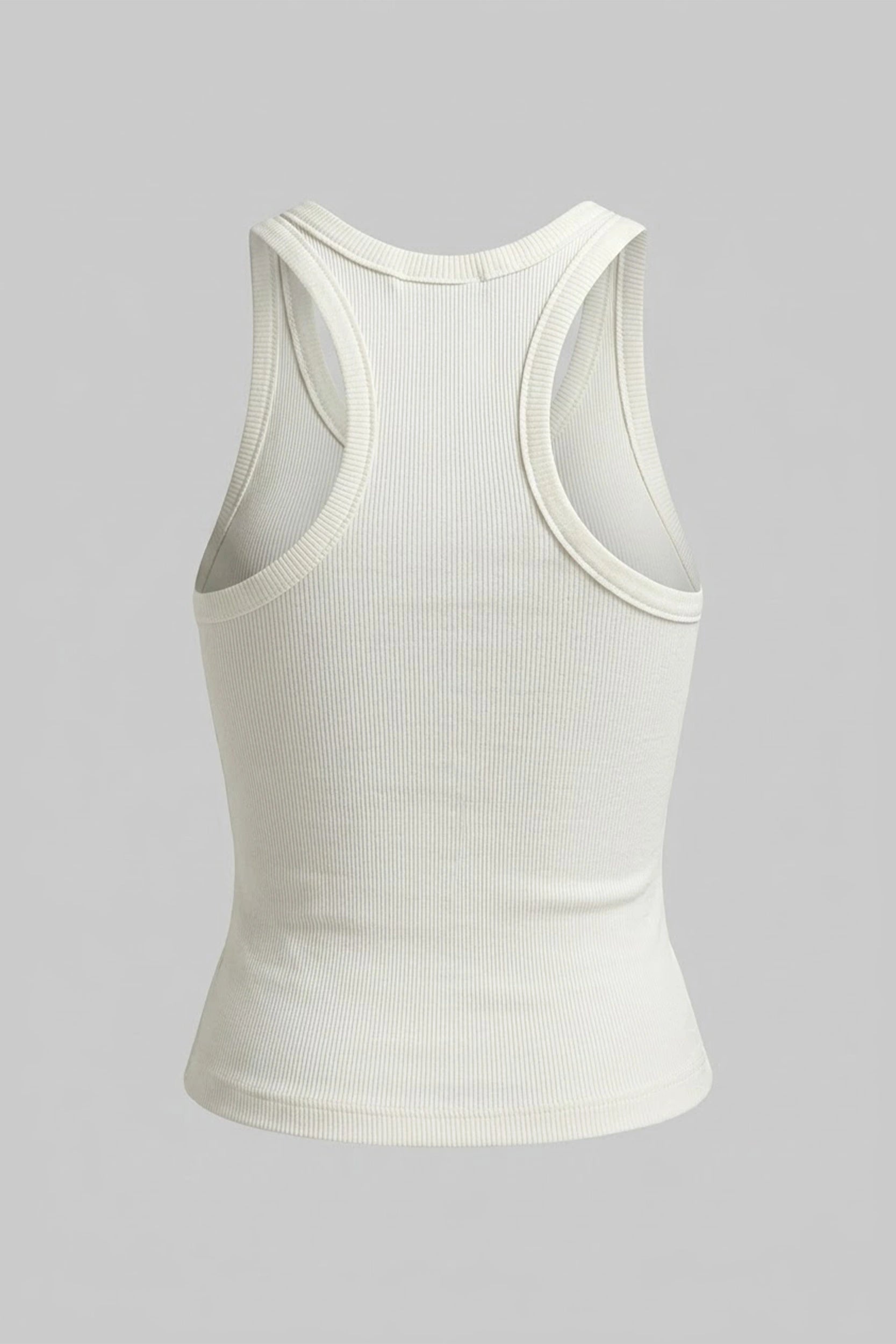Rib Racer Tank Top for Women - Casual Everyday Wear