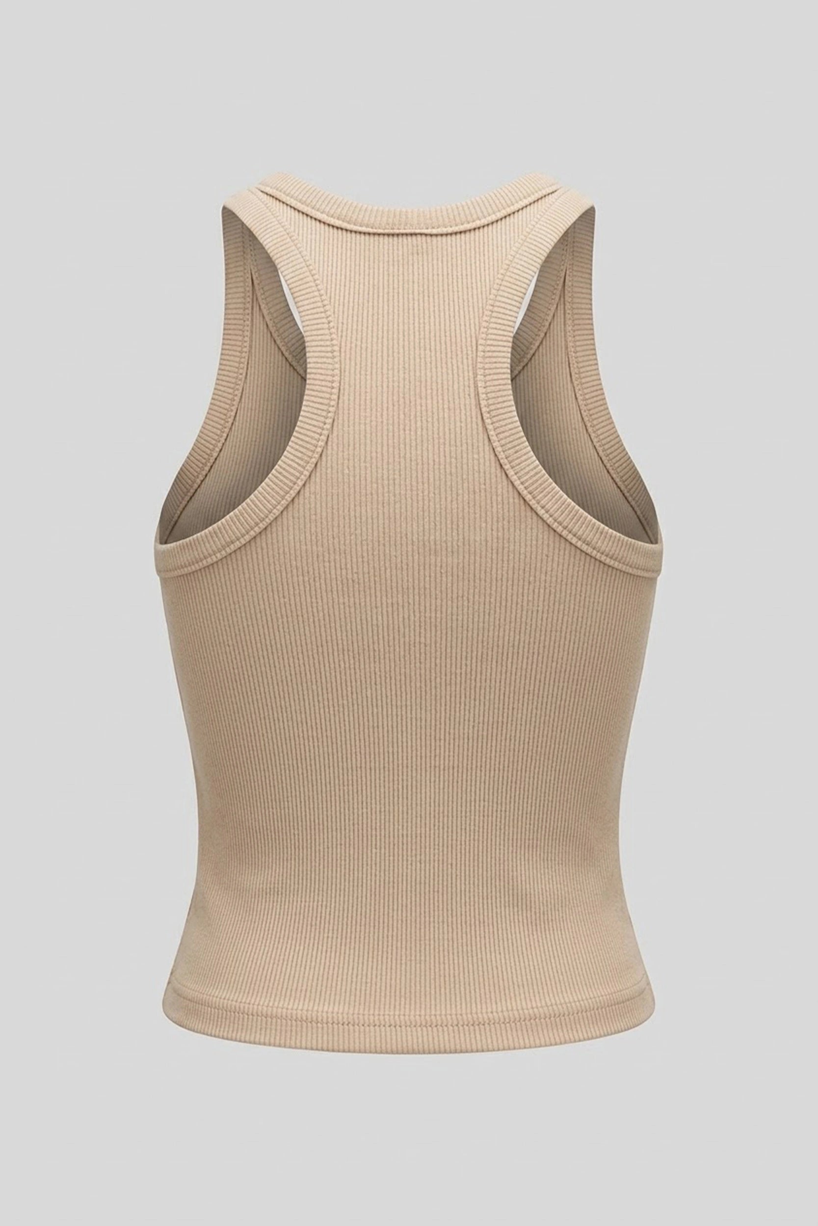 Rib Racer Tank Top for Women - Casual Everyday Wear