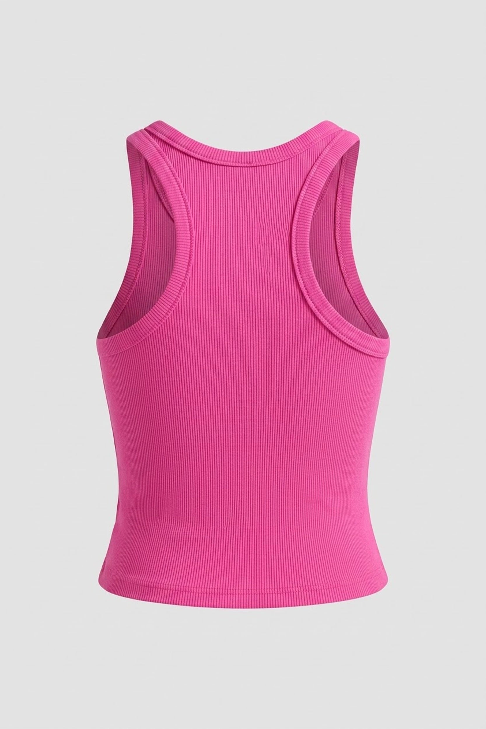 Rib Racer Tank Top for Women - Casual Everyday Wear