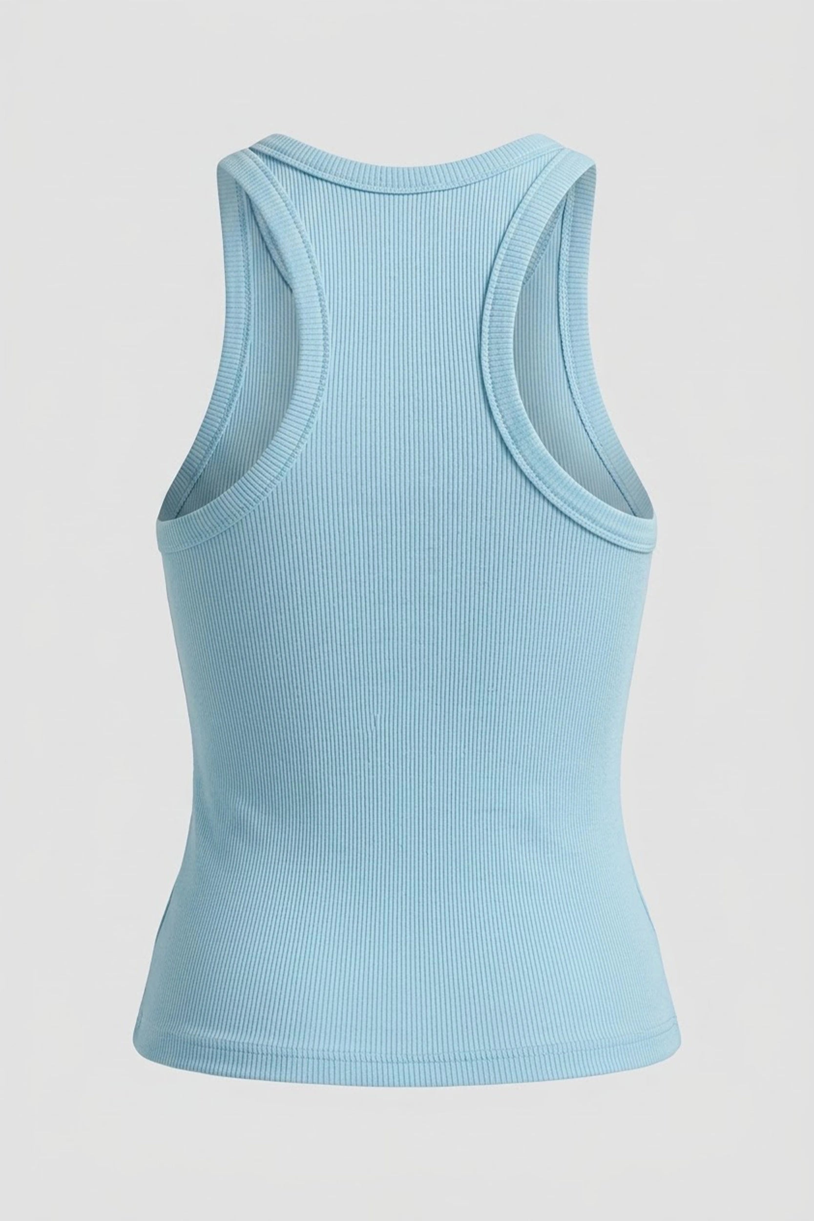 Rib Racer Tank Top for Women - Casual Everyday Wear