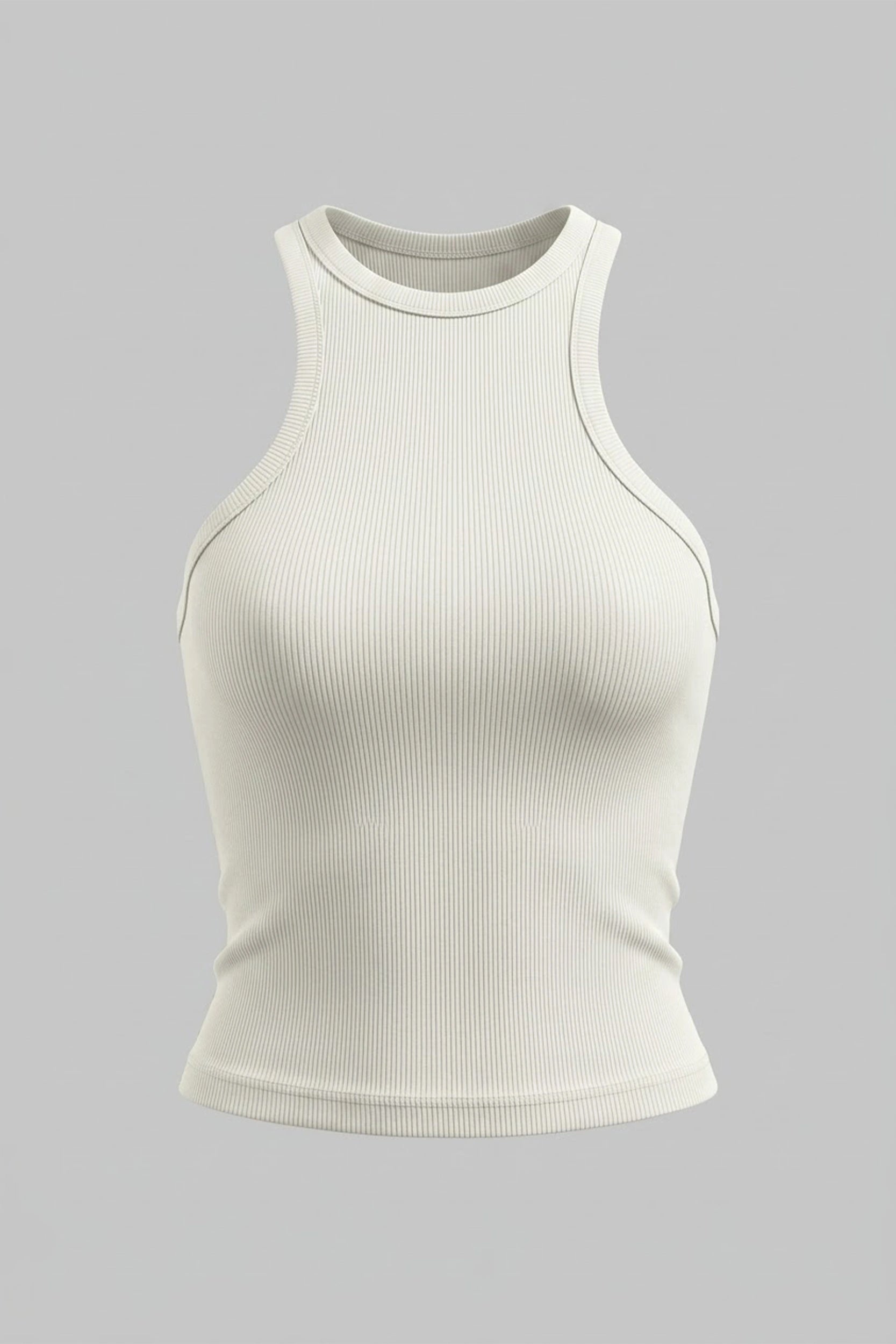 Rib Racer Tank Top for Women - Casual Everyday Wear