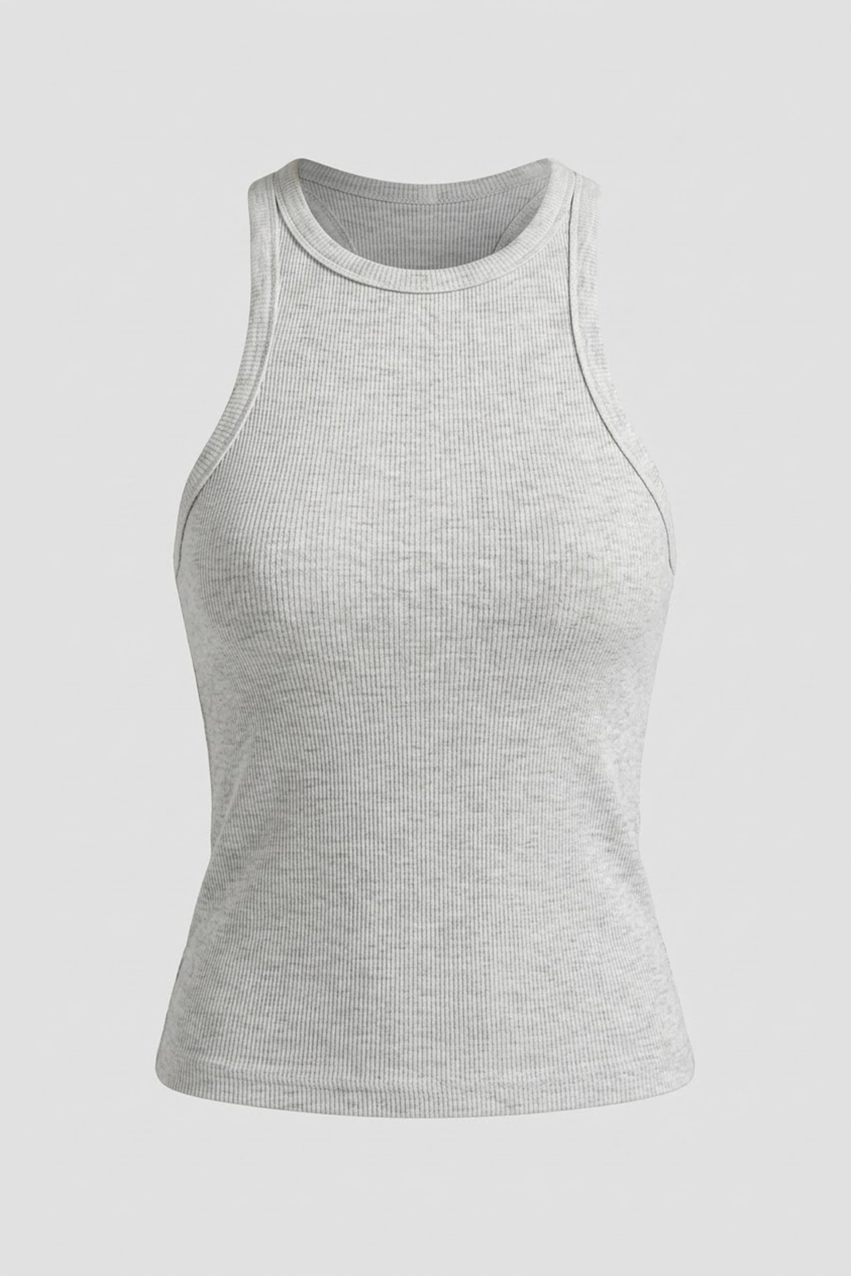 Rib Racer Tank Top for Women - Casual Everyday Wear
