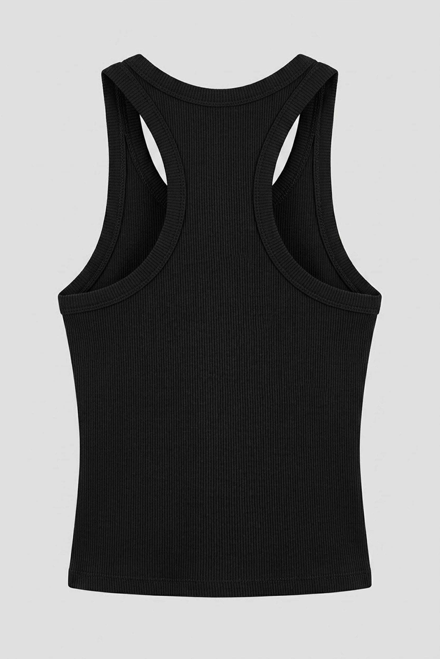 Rib Racer Tank Top for Women - Casual Everyday Wear