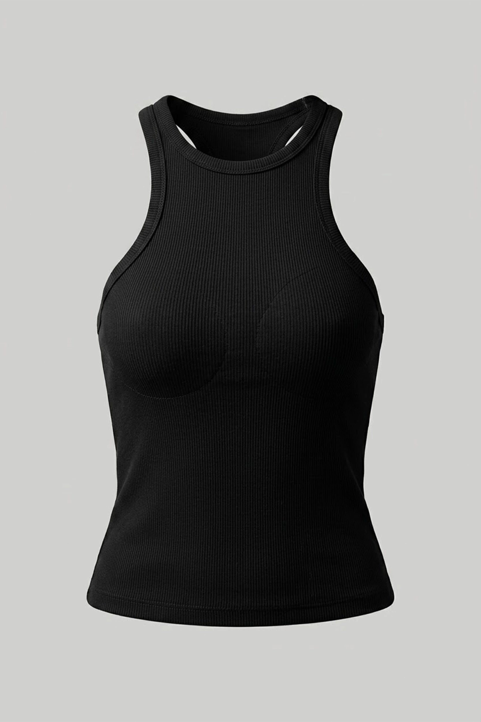 Rib Racer Tank Top for Women - Casual Everyday Wear