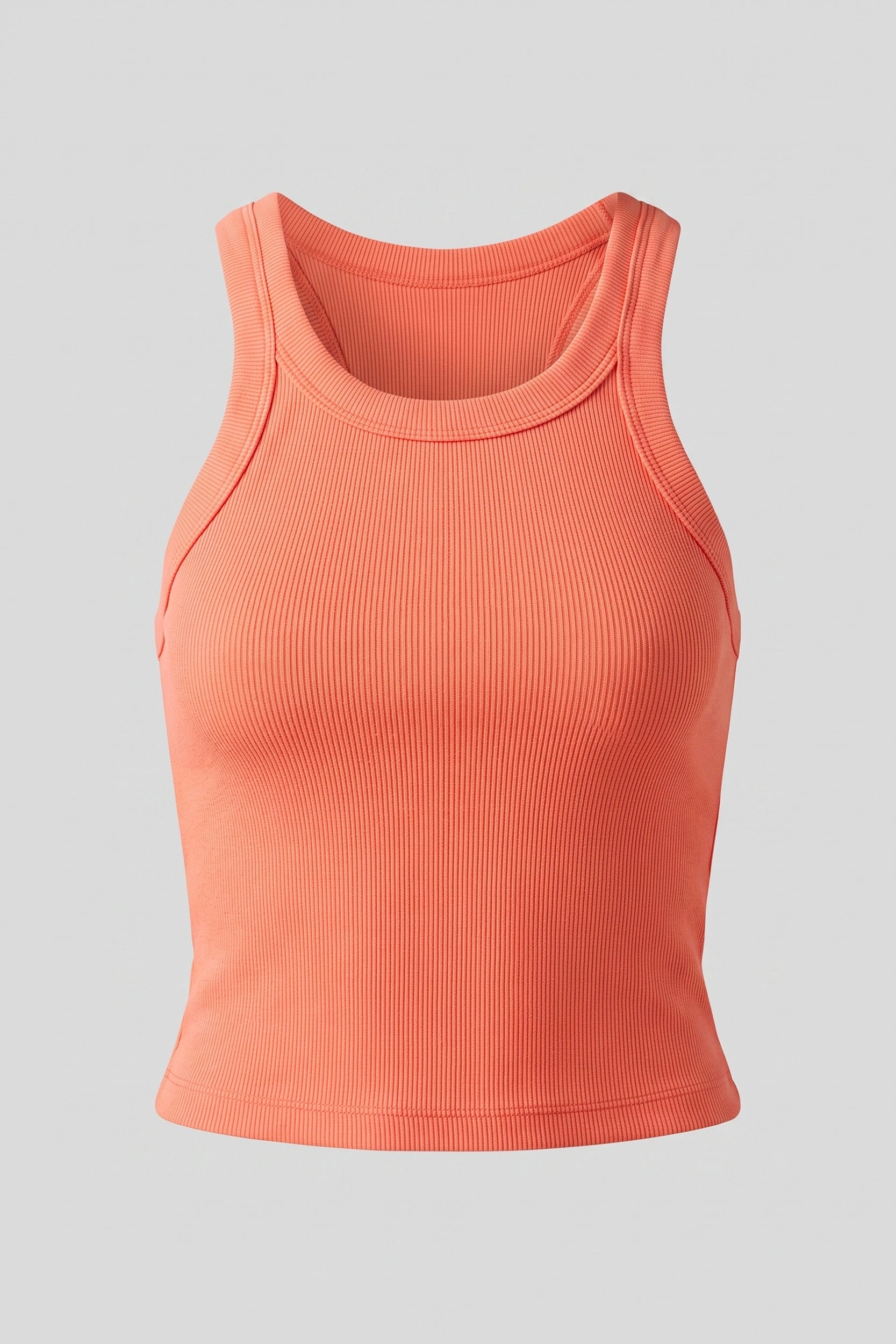 Ribbed Tank Top for Women - Soft Stretch Casual Basic