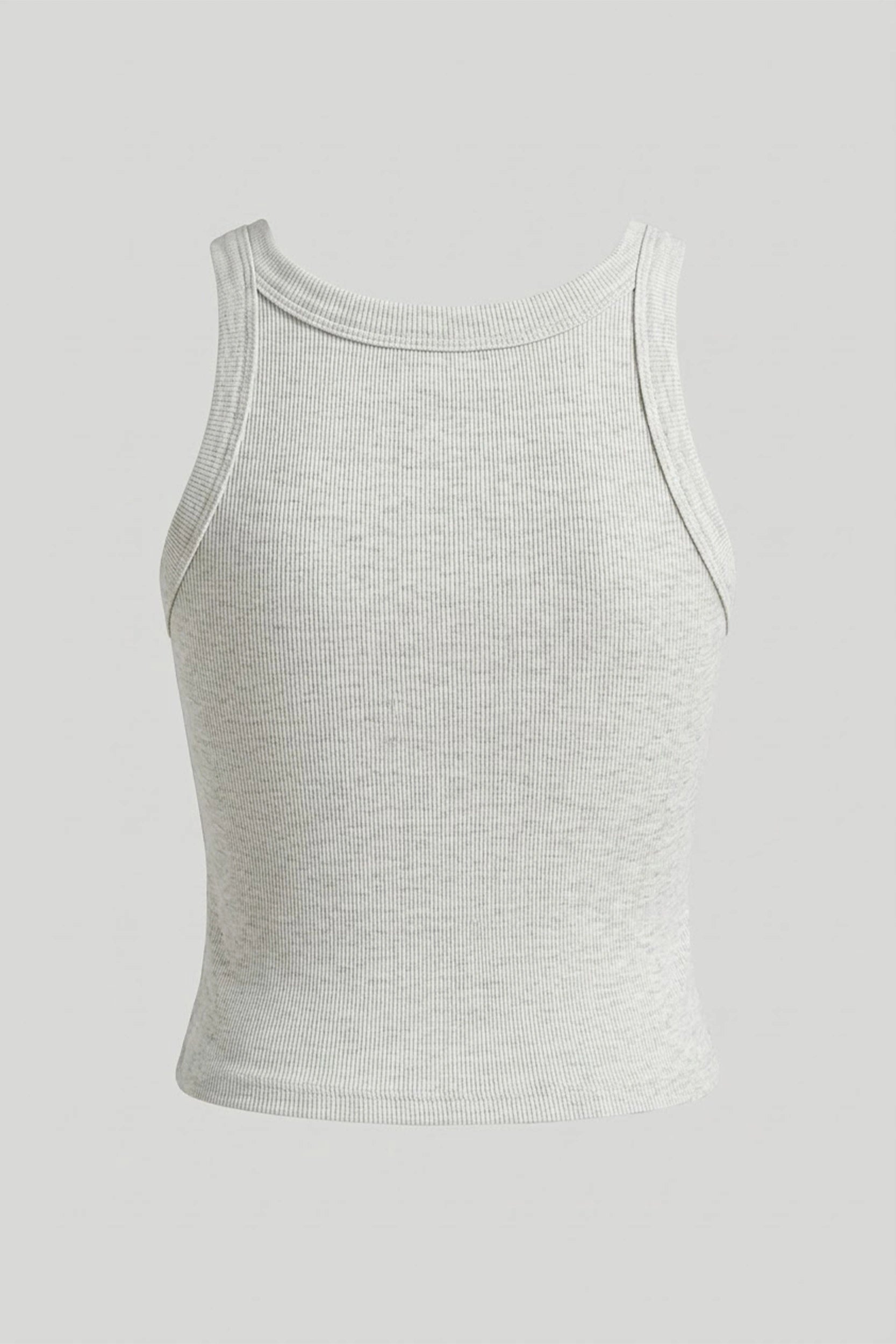 Ribbed Tank Top for Women - Soft Stretch Casual Basic