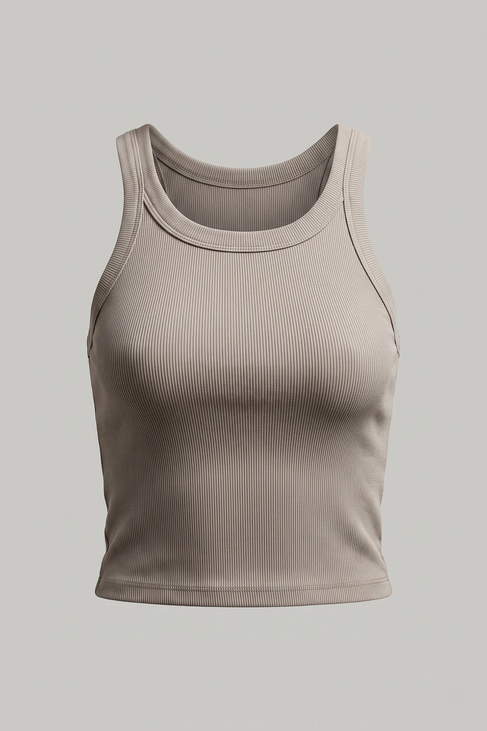 Ribbed Tank Top for Women - Soft Stretch Casual Basic