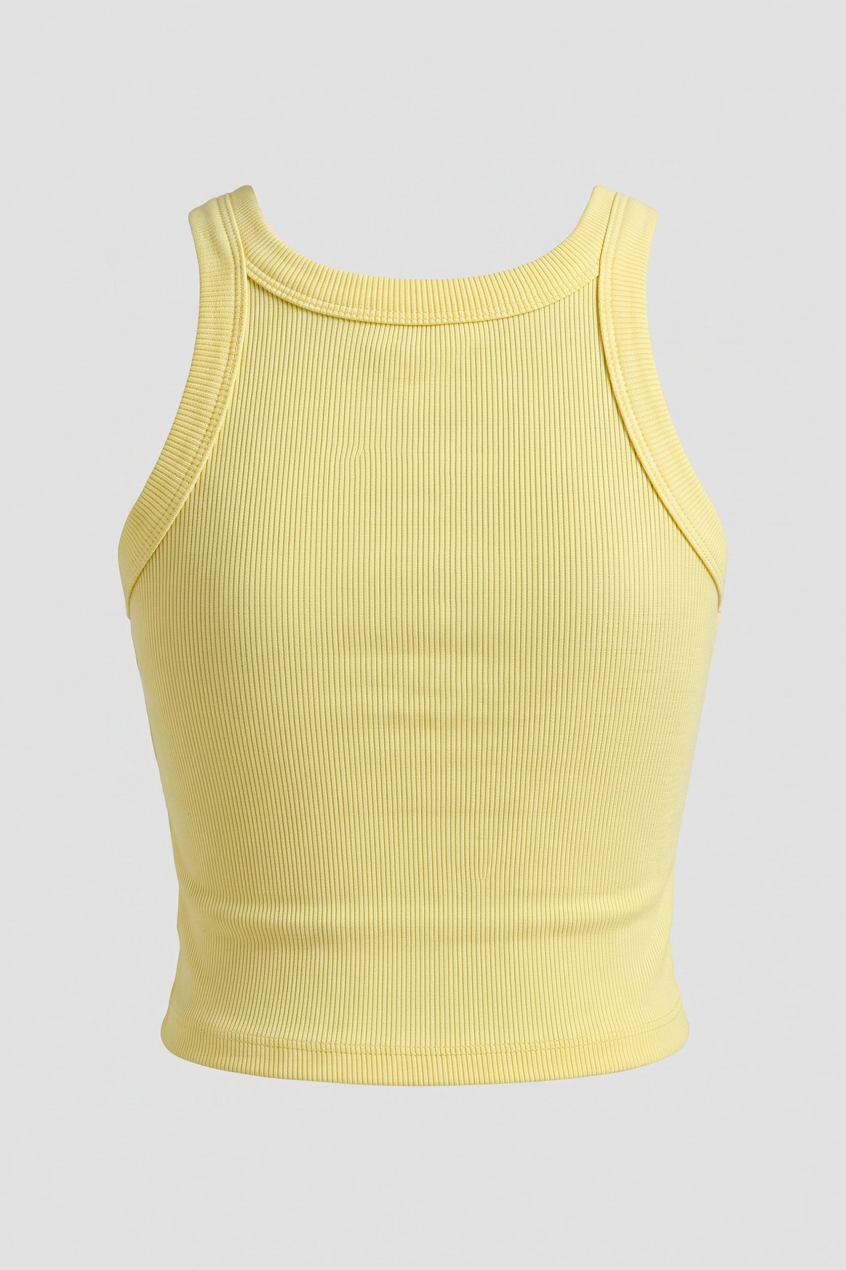 Ribbed Tank Top for Women - Soft Stretch Casual Basic