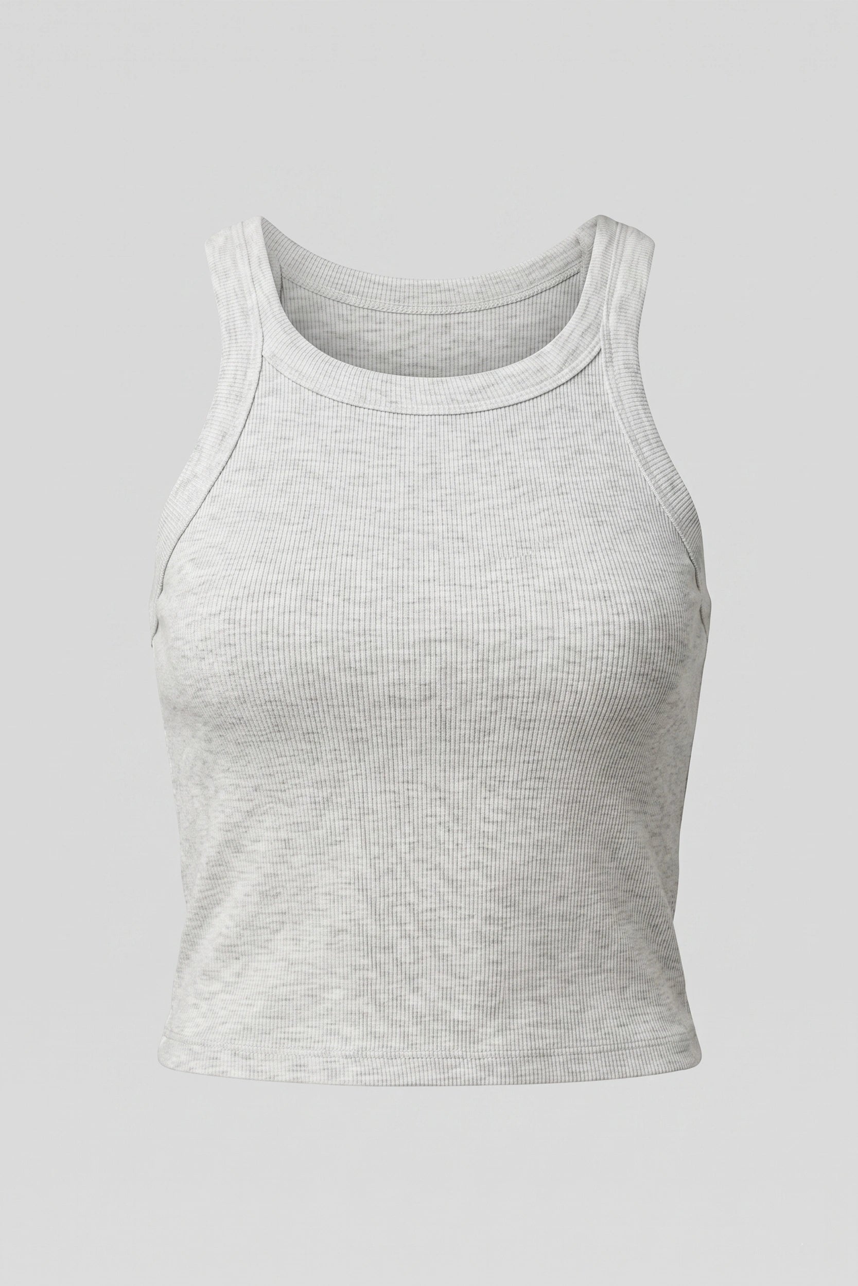 Ribbed Tank Top for Women - Soft Stretch Casual Basic