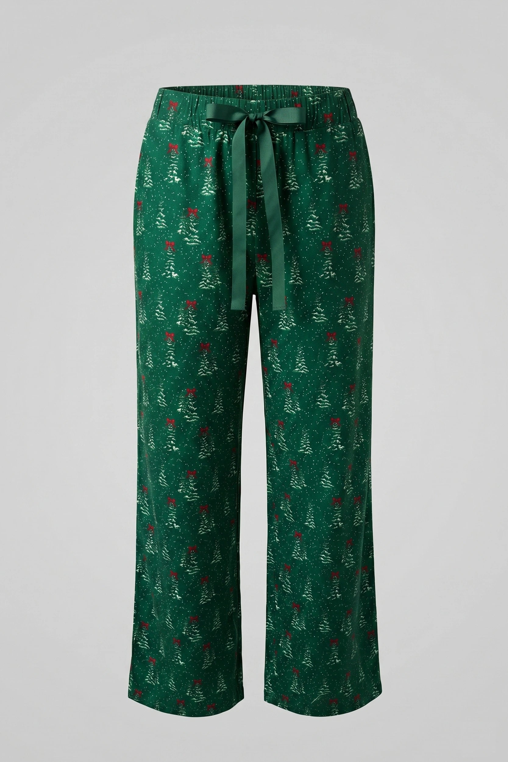 Women's Festive Print Soft Sleepwear Pants