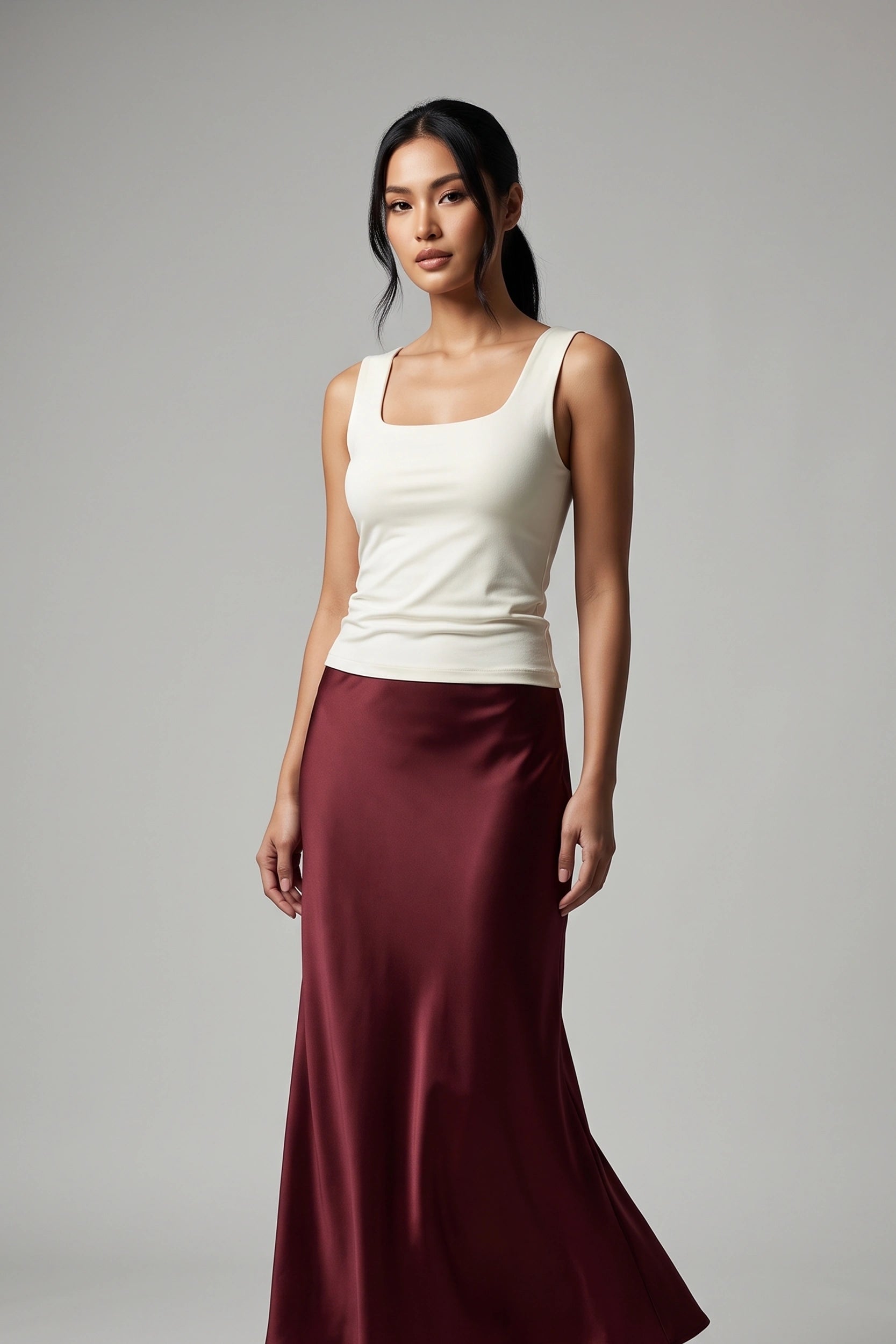 Seamless Ladies Top - Soft Stretch Everyday Basic Wear