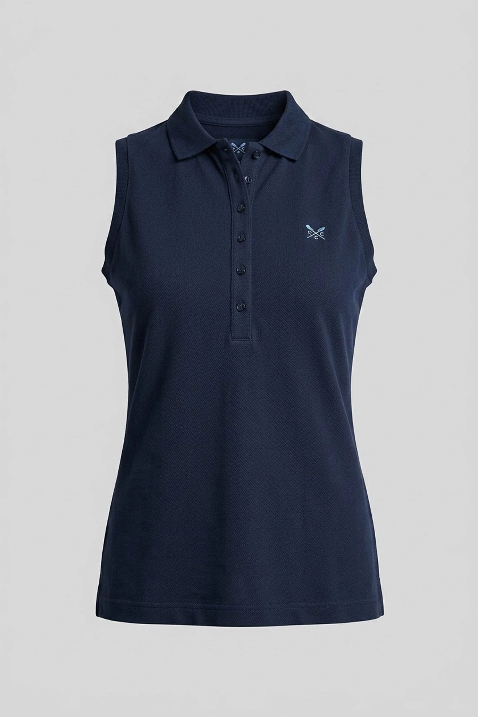 Sleeveless Polo Top for Women - Casual Everyday Wear