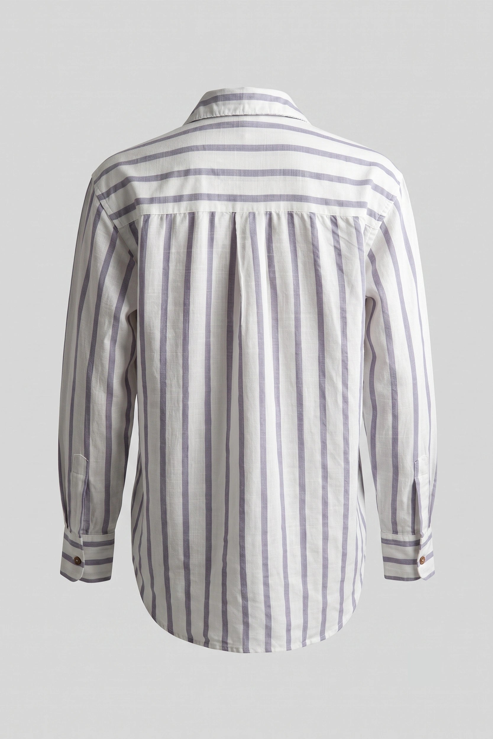 Soft Linen Longsleeve Striped Shirt for Ladies Wear