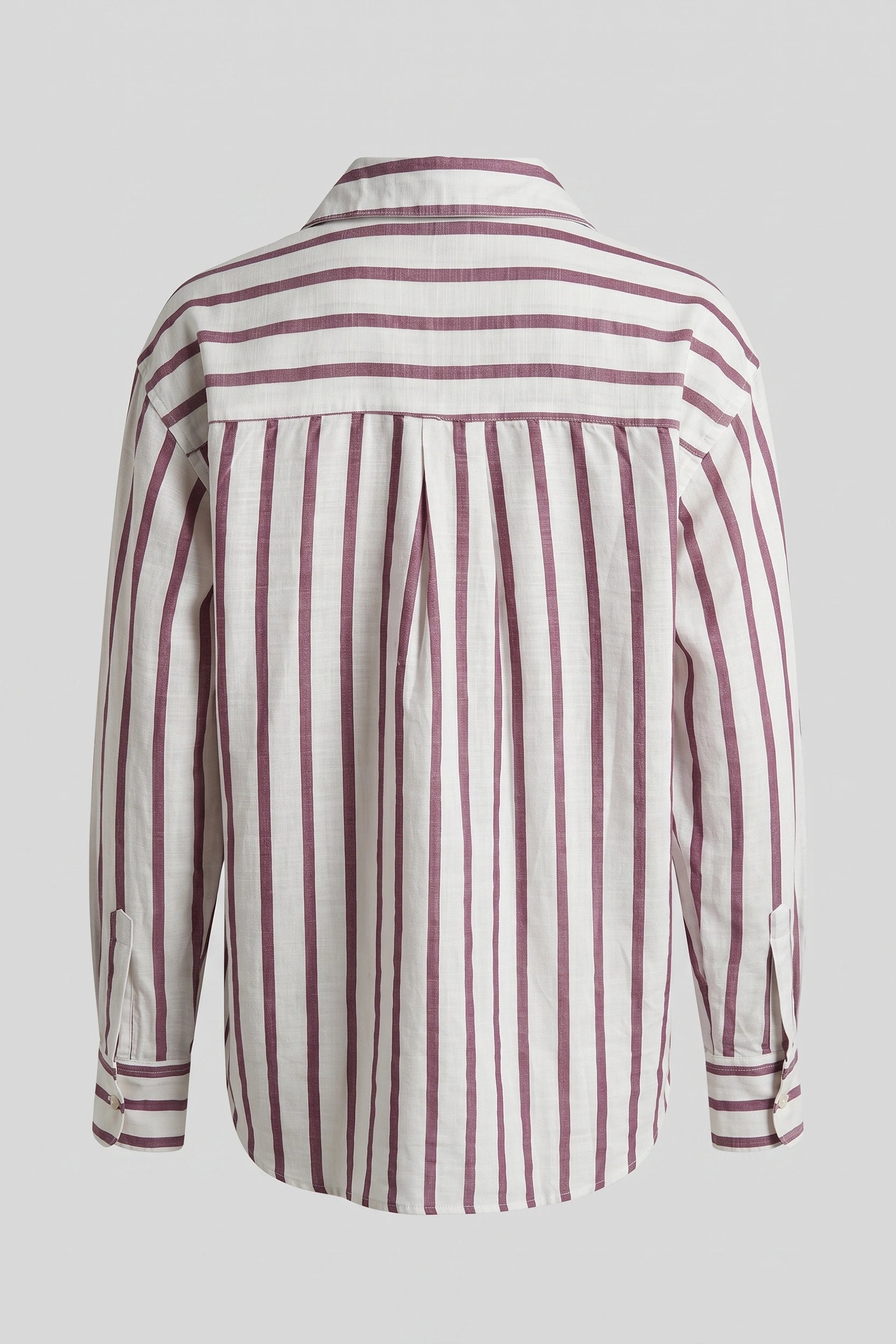 Soft Linen Longsleeve Striped Shirt for Ladies Wear
