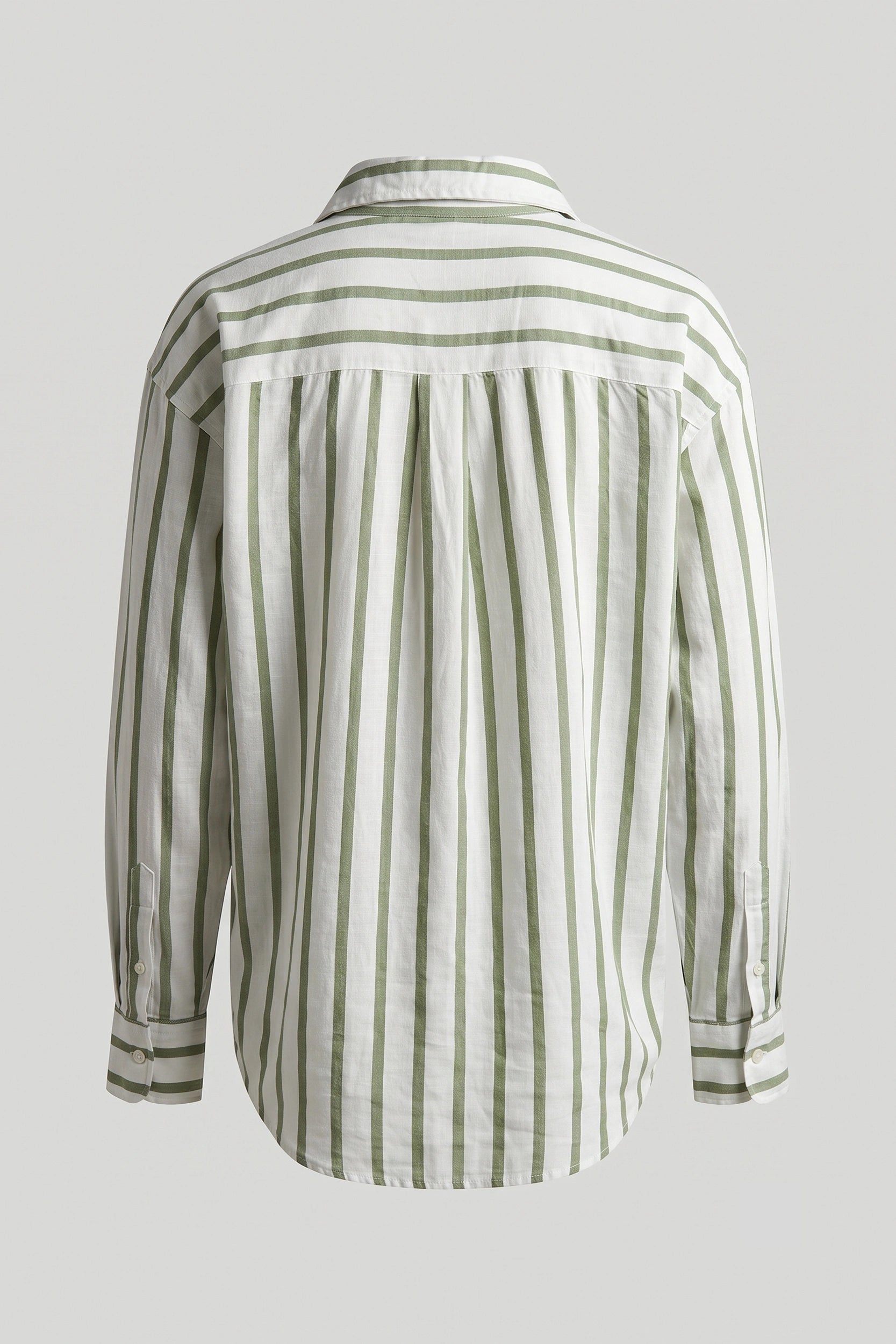 Soft Linen Longsleeve Striped Shirt for Ladies Wear