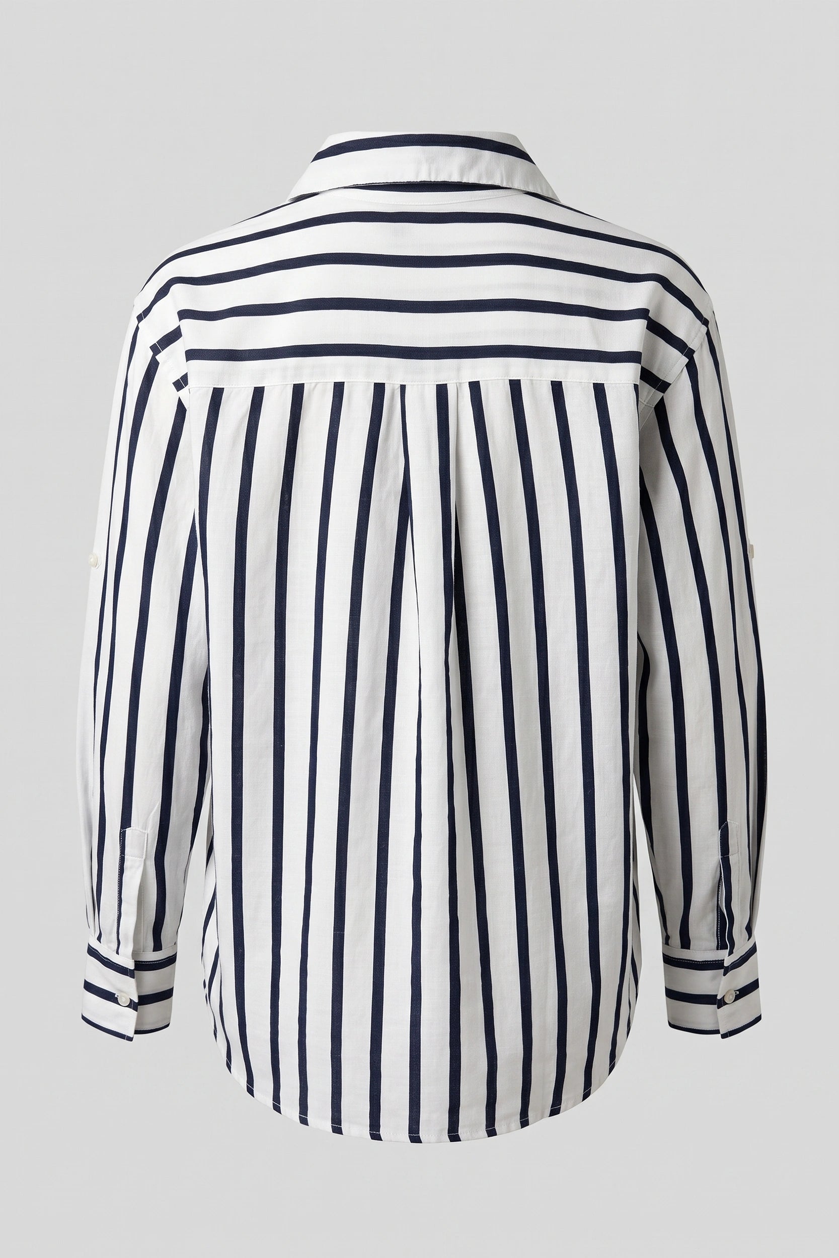 Soft Linen Longsleeve Striped Shirt for Ladies Wear