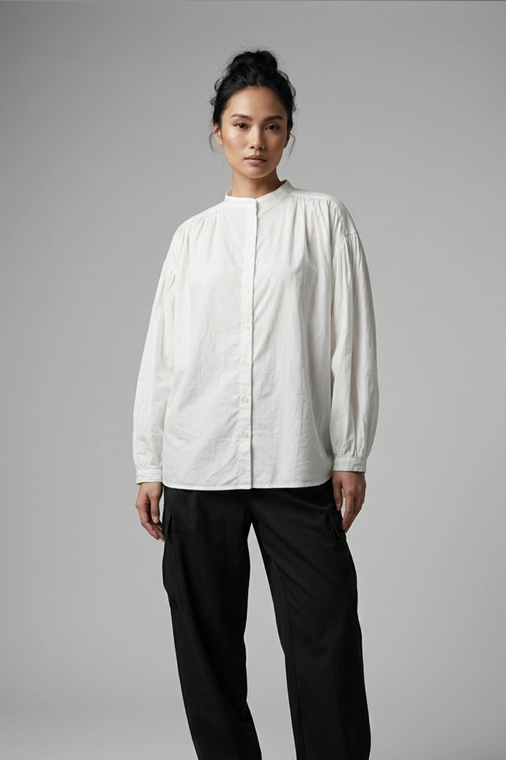 Women's Longsleeve Blouse American Size - Casual Top