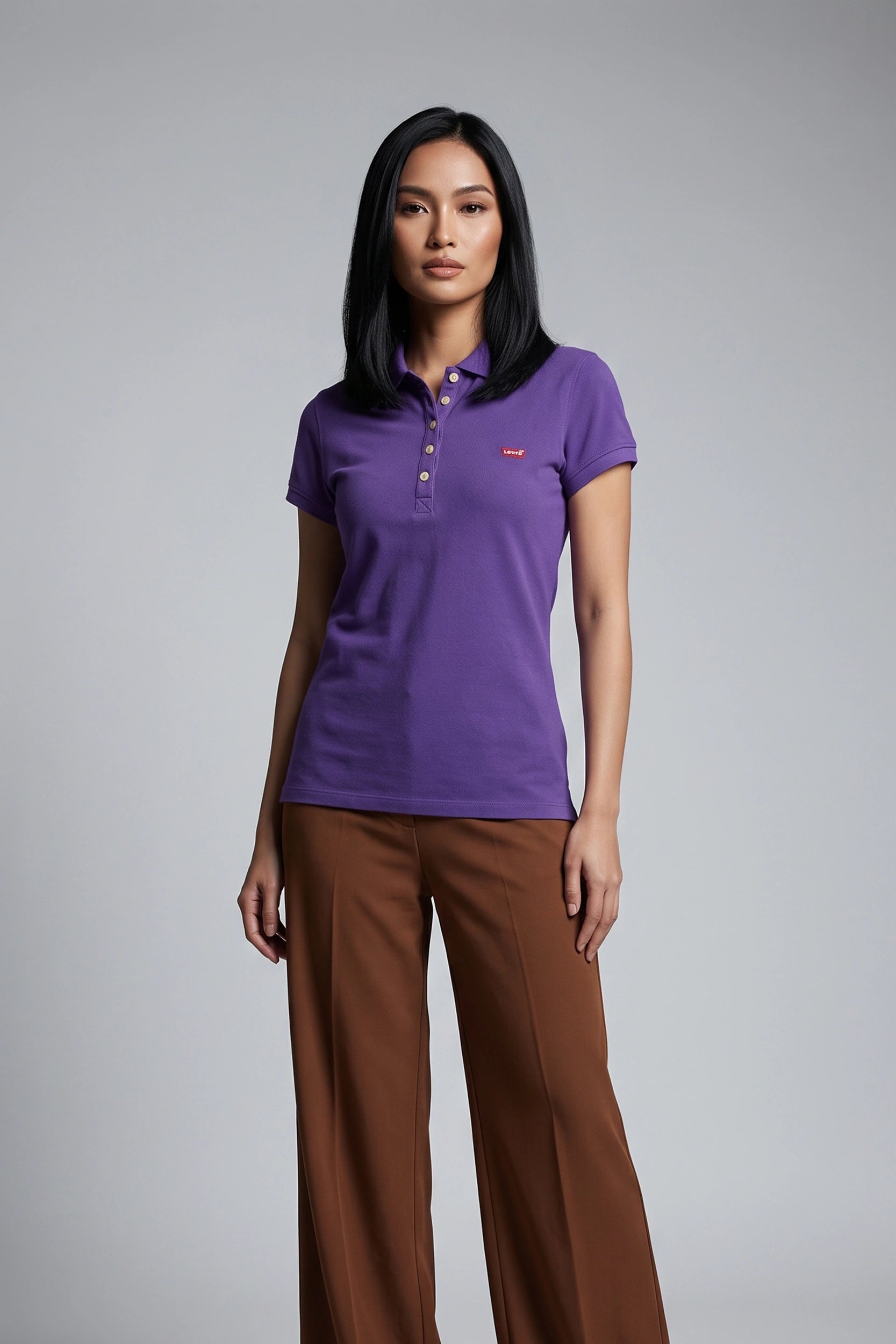 Women's Polo Shirt - Classic Fit Casual Cotton Top